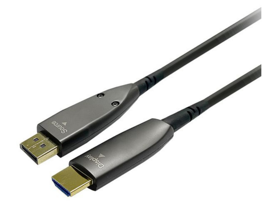 Vivolink Optic Pro 50m DisplayPort to HDMI Cable, Black | PRODPHDMIOP50 Vivolink Cable Vivolink