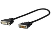 Vivolink 0.2m DVI-D 24+1 Male to Female Adapter Cable - Black | PRODVIADAPDVI Vivolink Cable Vivolink