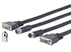Vivolink 20m DVI-D Cross Wall Cable - Black | PRODVICW20 Vivolink Cable Vivolink