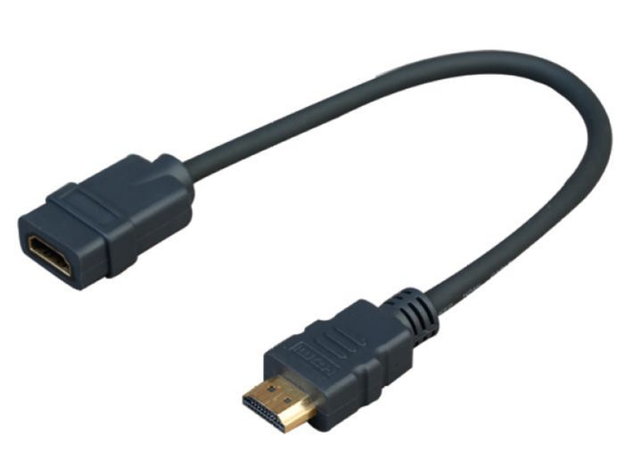 Vivolink Pro 0.2m HDMI to HDMI-F Adapter | PROHDMIADAPHDMIF HDMI Cable Vivolink