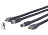 Vivolink 15m HDMI Cross Wall Cable, Black | PROHDMICW15