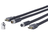 Vivolink 20m HDMI Cross Wall Cable - Black | PROHDMICW20