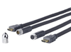 Vivolink 7.5m HDMI Cross Wall Cable - Black | PROHDMICW7.5