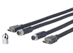 Vivolink 7.5m HDMI Cross Wall Cable - Black | PROHDMICW7.5 Vivolink HDMI Cable Vivolink