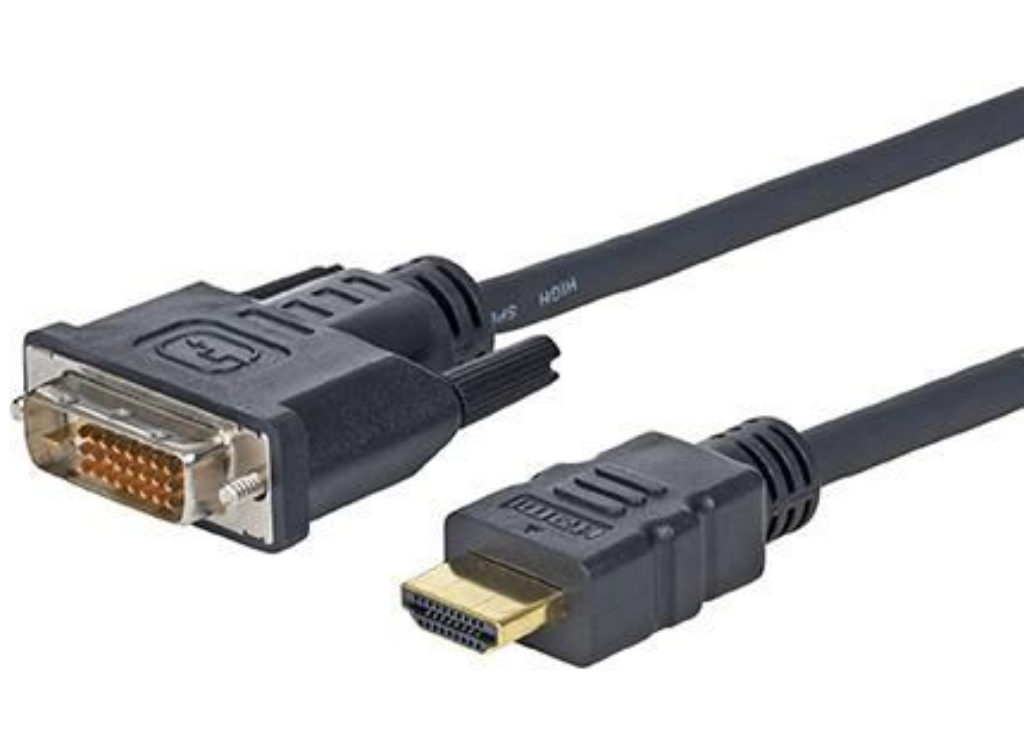 Vivolink Pro 1m HDMI to DVI-D Cable - Black | PROHDMIDVI1 Adapter / Converter Vivolink