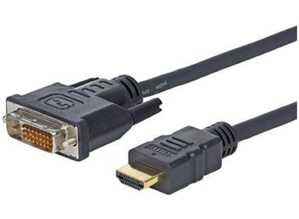 Vivolink Pro 2M HDMI to DVI-D Cable, High Definition, Black | PROHDMIDVI2 HDMI Cable Vivolink