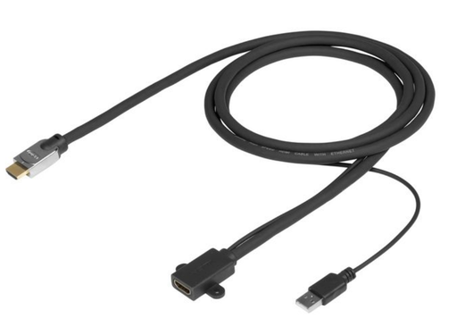 Vivolink Pro 2m HDMI M/F Cable with USB Power - LSZH | PROHDMIHDMFM2-LSZH Vivolink Cable Vivolink