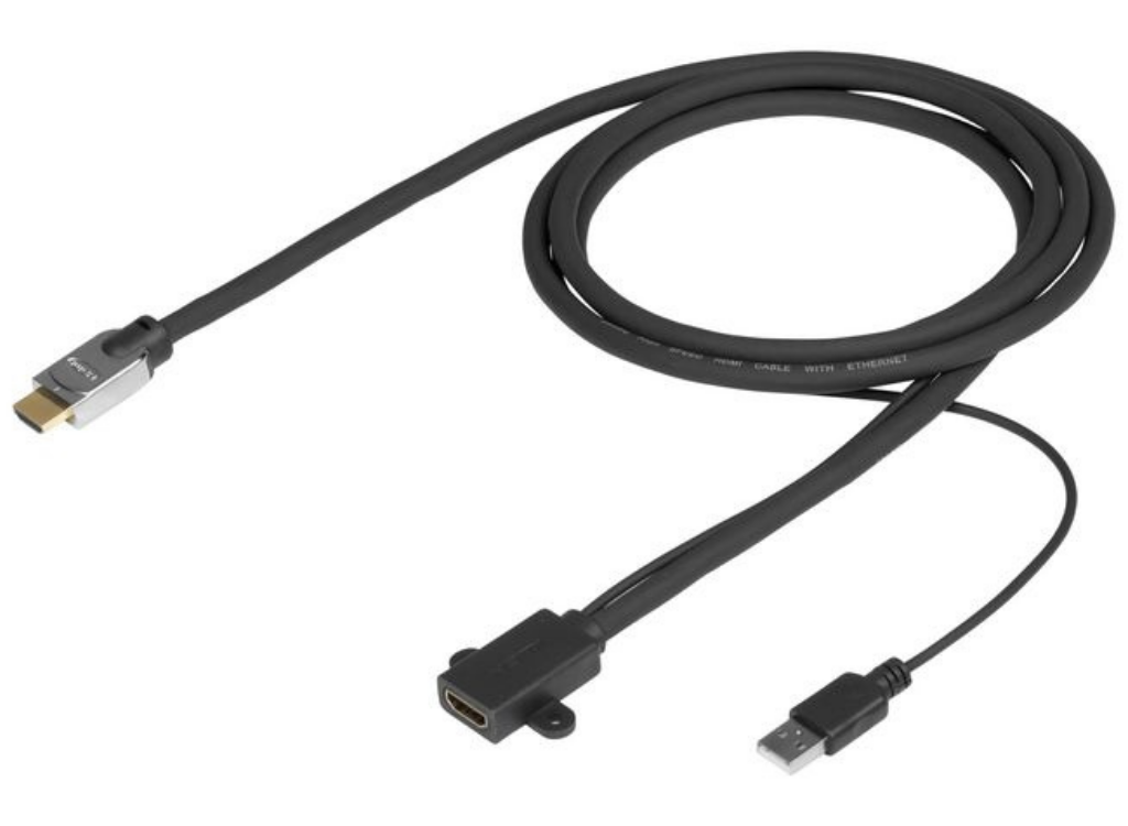 Vivolink Pro 2m HDMI Cable M/F with USB Power Support | PROHDMIHDMFM2 HDMI Cable Vivolink