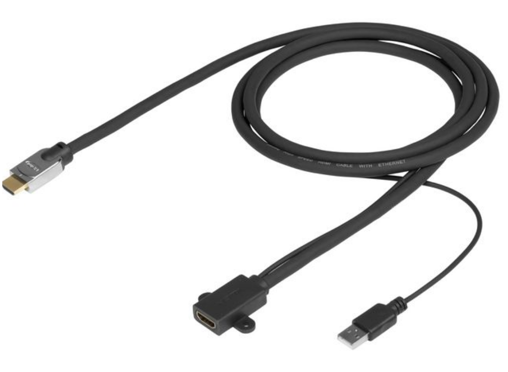 Vivolink Pro 3m HDMI Cable M/F with USB Power | PROHDMIHDMFM3 HDMI Cable Vivolink