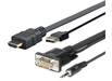 Vivolink 3m HDMI, VGA, USB & 3.5mm Cable | PROHDMIMVGA3 Vivolink Cable Vivolink