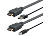 Vivolink HDMI+USB-A to HDMI+USB-B Cable, 2m, Black | PROHDMIUSBAB2AMP