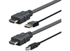 Vivolink 5m HDMI & USB-A to HDMI & USB-B Cable - Black | PROHDMIUSBAB5AMP