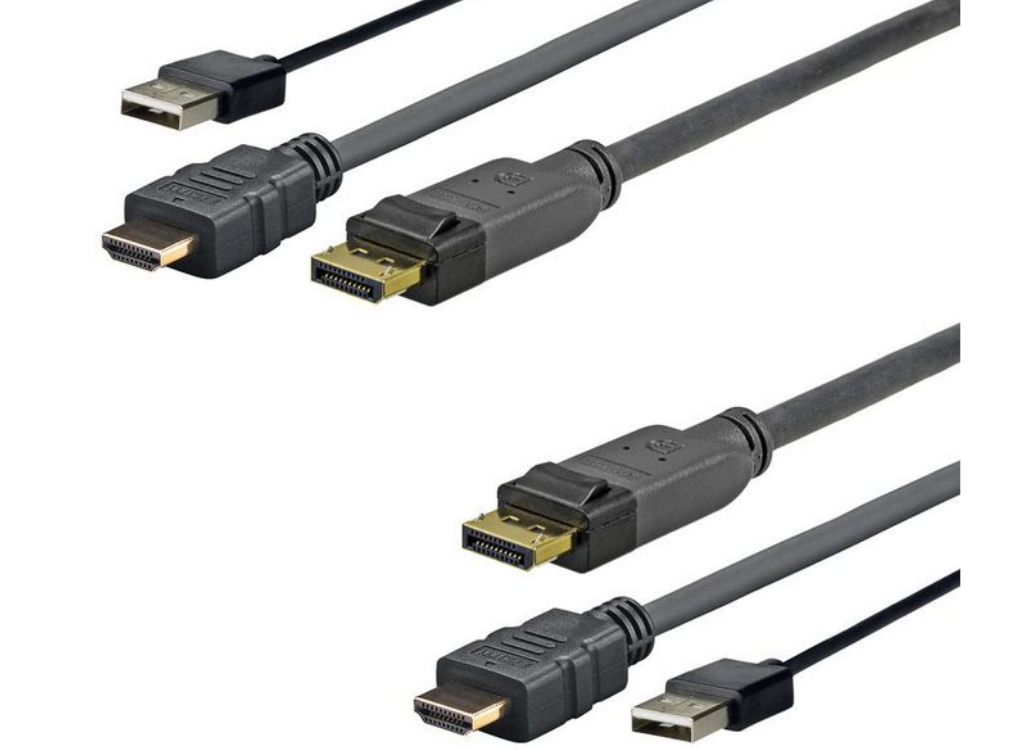 Vivolink Pro HDMI+USB+DisplayPort 2m Cable | PROHDMIUSBDP2 Audio / Video Cable Vivolink