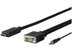 Vivolink Pro 1m HDMI to VGA with Audio Cable | PROHDMIVGA1 Vivolink Cable Vivolink