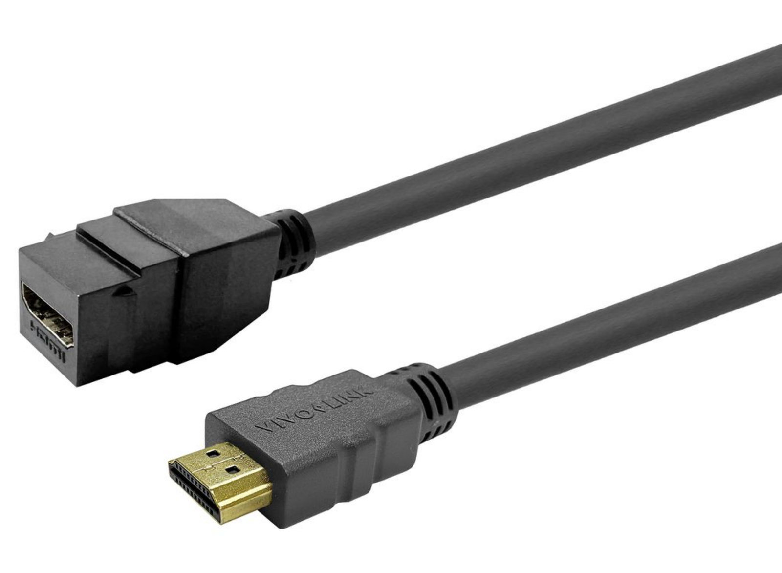 Vivolink Pro Keystone 1m HDMI Female to HDMI Male Cable | PROKEYHDMIFM1B HDMI Cable Vivolink