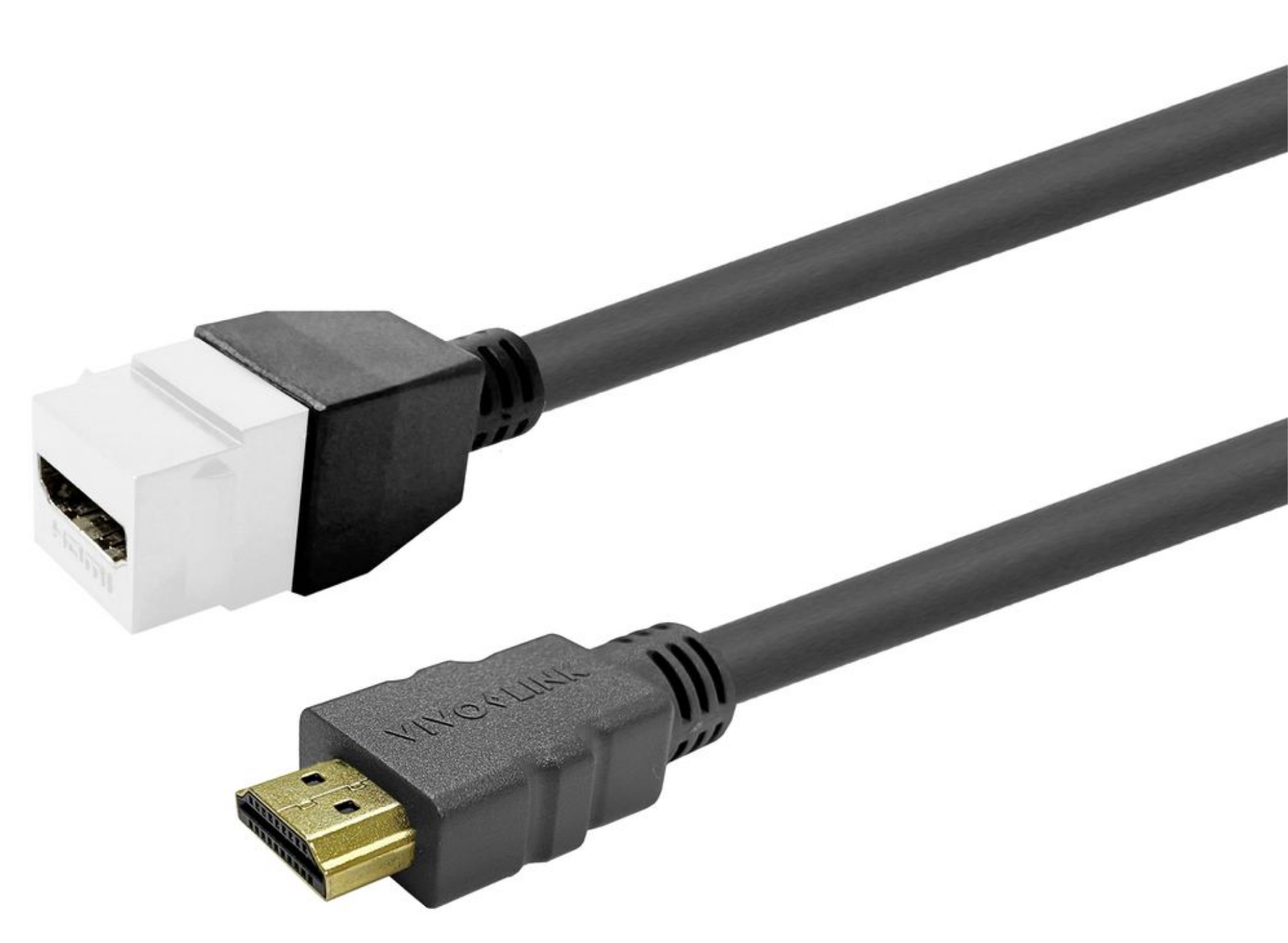 Vivolink Pro Keystone 2m HDMI Extension Cable | PROKEYHDMIFM2W HDMI Cable Vivolink