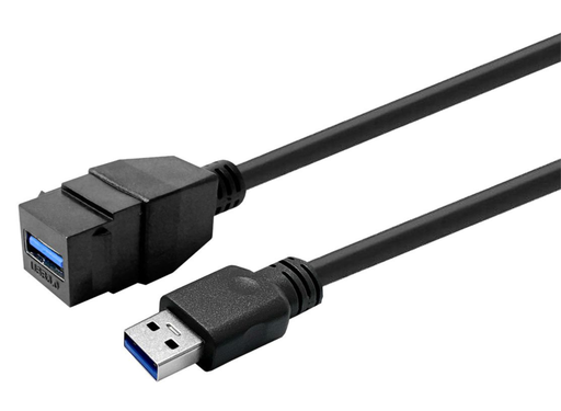 Vivolink Pro Keystone 5m USB 3.0 A-Female to A-Male Cable | PROKEYUSB3AFM5B USB Cable Vivolink