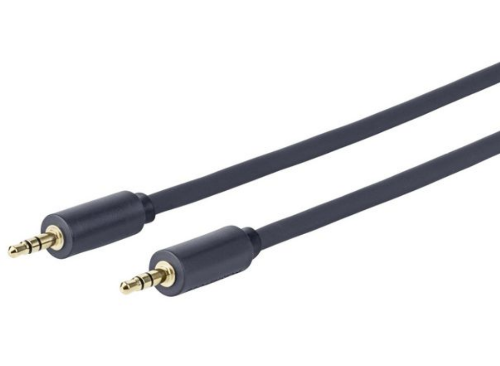 VivoLink 0.5m 3.5mm Male to Male Audio Cable, Black | PROMJ0.5 Audio / Video Cable Vivolink