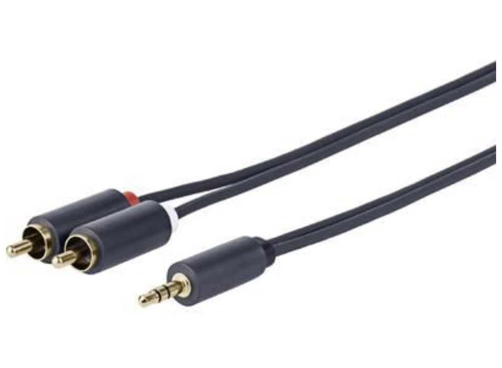 Vivolink 25m 3.5mm to 2xRCA Male to Male Cable | PROMJRCA25 Audio / Video Cable Vivolink