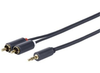 Vivolink 3.5m to 2xRCA Male-Male Cable - Black | PROMJRCA5