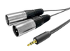 Vivolink 15m 3.5mm to Dual XLR Male Cable | PROMJXLRS15