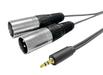 Vivolink 15m 3.5mm to Dual XLR Male Cable | PROMJXLRS15 Vivolink Cable Vivolink
