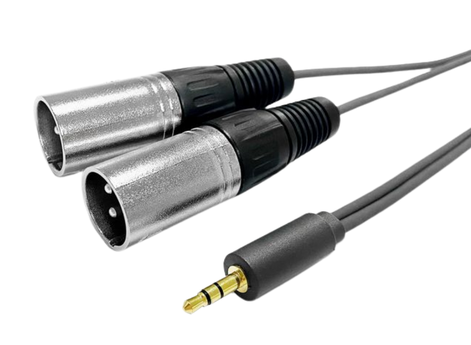Vivolink 15m 3.5mm to Dual XLR Male Cable | PROMJXLRS15 Vivolink Cable Vivolink