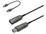 Vivolink USB 3.0 Extension Cable 30m - Male to Female with USB-A to USB-B Adapter | PROUSB3AAF30