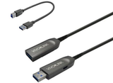 Vivolink 50m USB 3.0 Extension Cable, USB-A Male to Female with USB-A to USB-B Adapter | PROUSB3AAF50