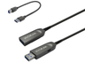 Vivolink 50m USB 3.0 Extension Cable, USB-A Male to Female with USB-A to USB-B Adapter | PROUSB3AAF50