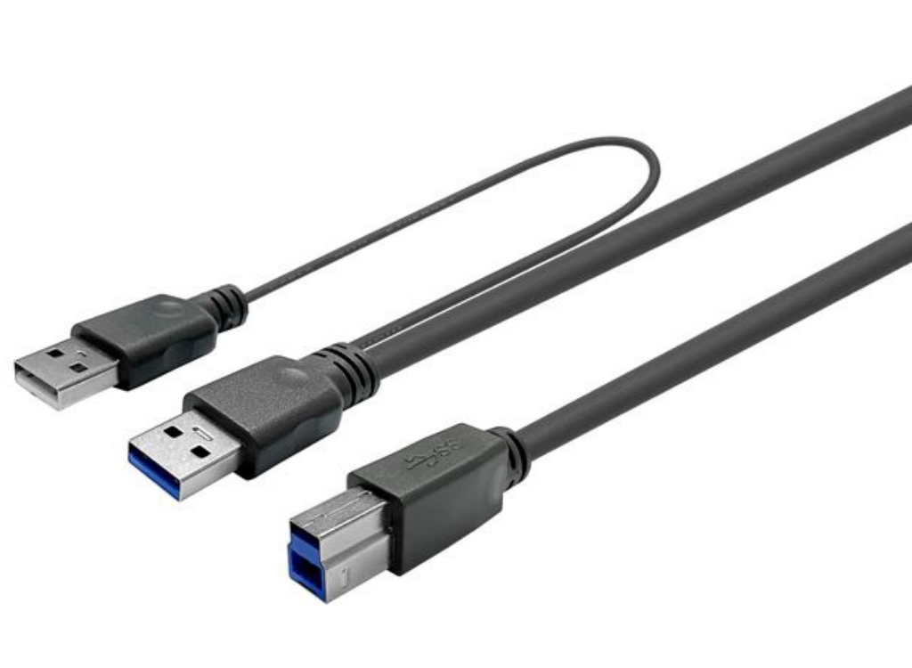 Vivolink 20m Active USB 3.0 Copper Cable A Male to B Male – Dual Compatibility | PROUSB3AB20C-DUAL USB Cable Vivolink