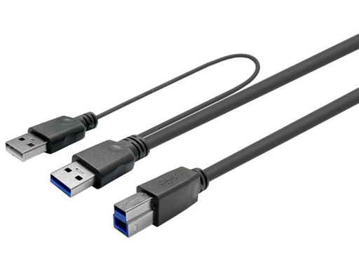 Vivolink 20m Active USB 3.0 Copper Cable A Male to B Male – Dual Compatibility | PROUSB3AB20C-DUAL Vivolink Cable Vivolink