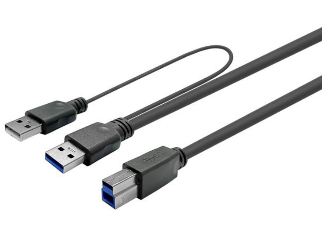 Vivolink 15m USB 3.0 Active Copper Cable A Male to B Male – Dual Compatibility | PROUSB3AB15C-DUAL USB Cable Vivolink