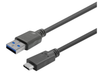 Vivolink 3m USB-C Male to USB-A Male Cable, Black | PROUSBCAMM3