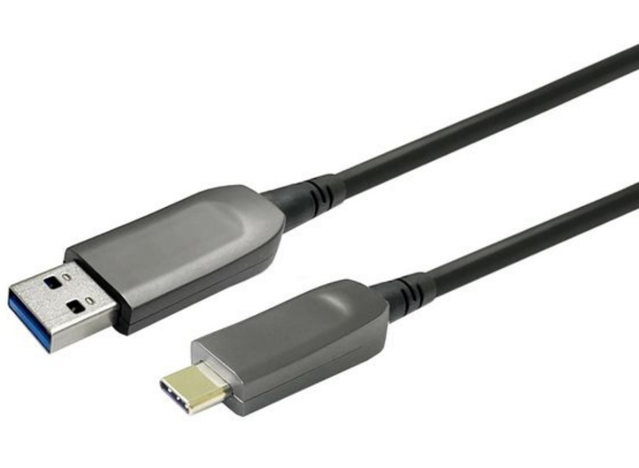 Vivolink 25m Optic Fiber USB-A to USB-C Cable | PROUSBCAMMOP25 USB Cable Vivolink