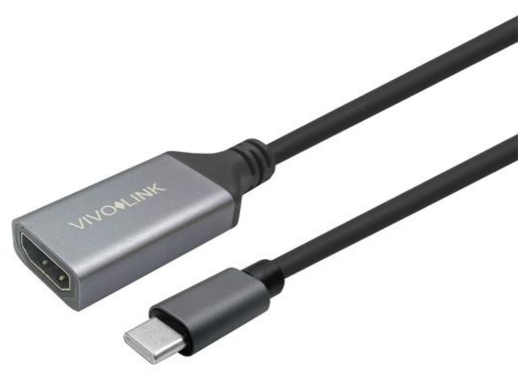 Vivolink 1m USB-C to HDMI Female Cable Black | PROUSBCHDMIMF1 HDMI Cable Vivolink