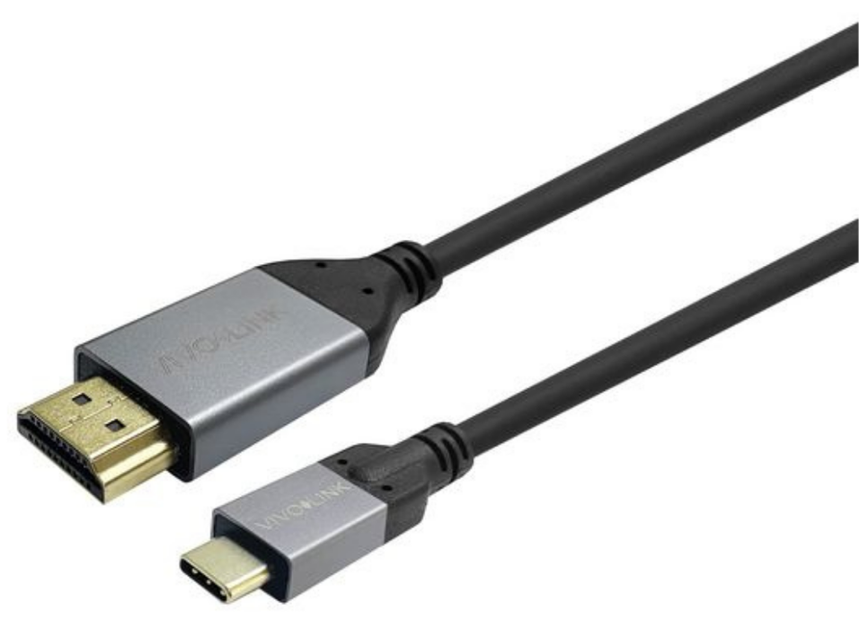 Vivolink 7.5m USB-C to HDMI Cable, Black | PROUSBCHDMIMM7.5 Vivolink Cable Vivolink