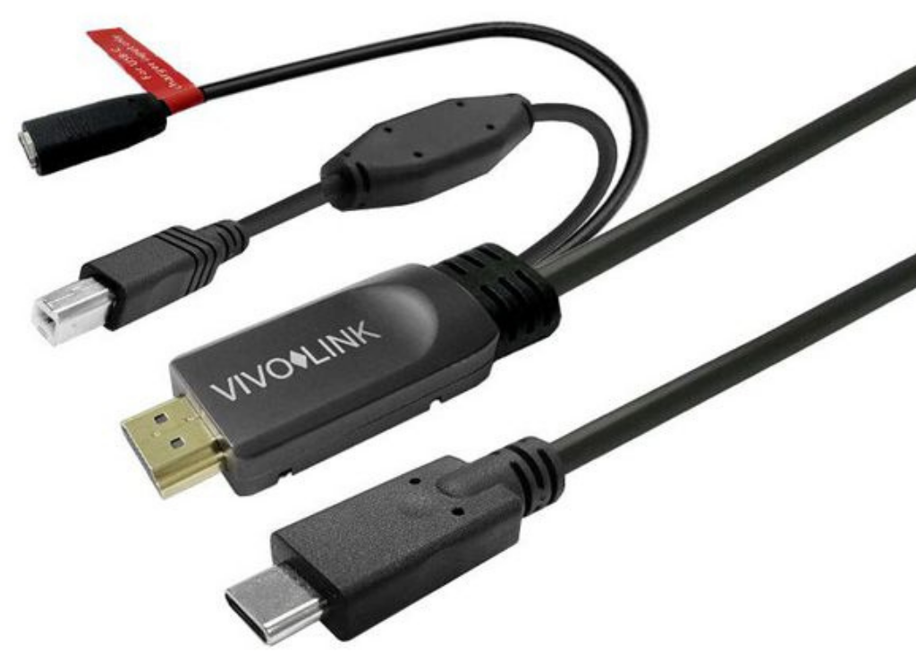 Vivolink Touchscreen Cable With Charging Cable | PROUSBCHDMIUSBB7.5-CHARGE USB Cable Vivolink