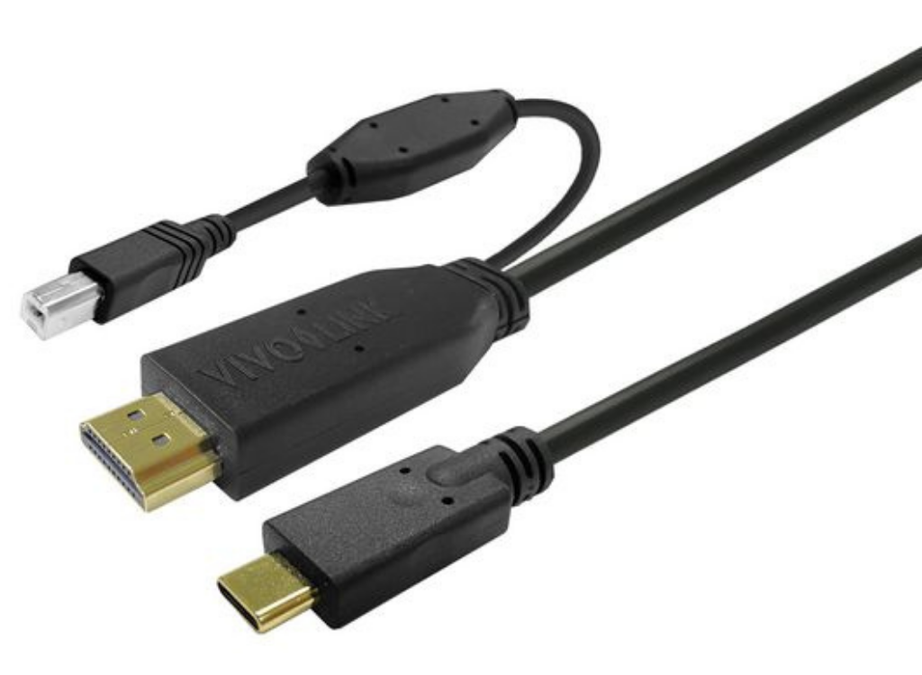 Vivolink Touchscreen Cable 7.5m Black | PROUSBCHDMIUSBB7.5 Audio / Video Cable Vivolink