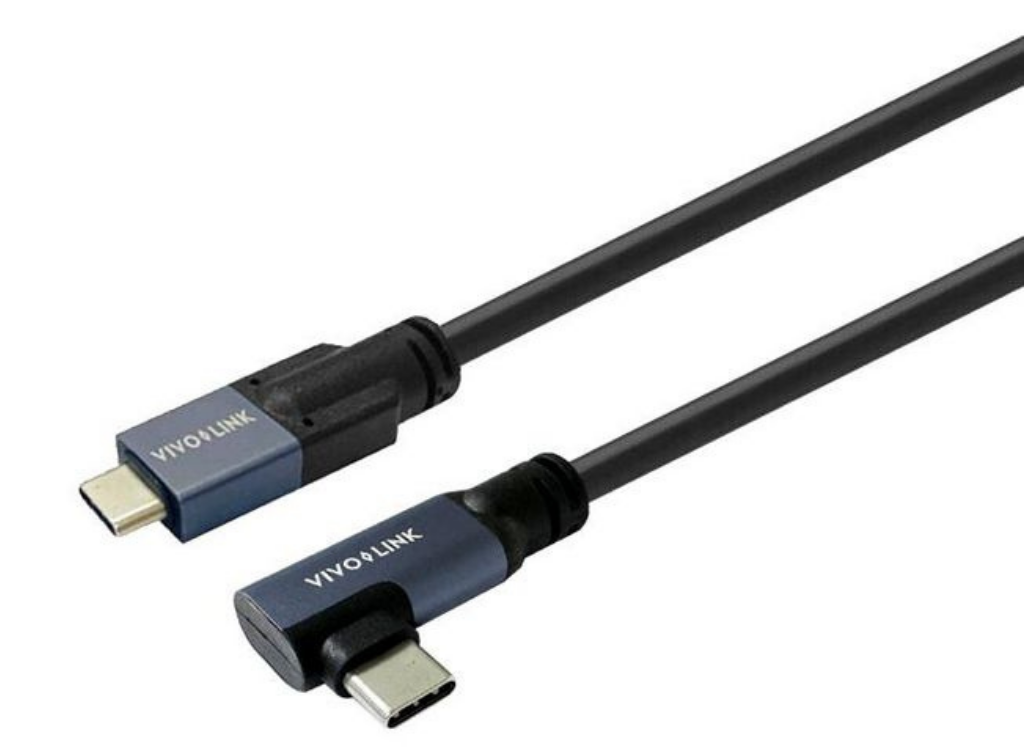 Vivolink 3m USB-C to USB-C Cable, USB3.2 Angled | PROUSBCMM3A USB Cable Vivolink