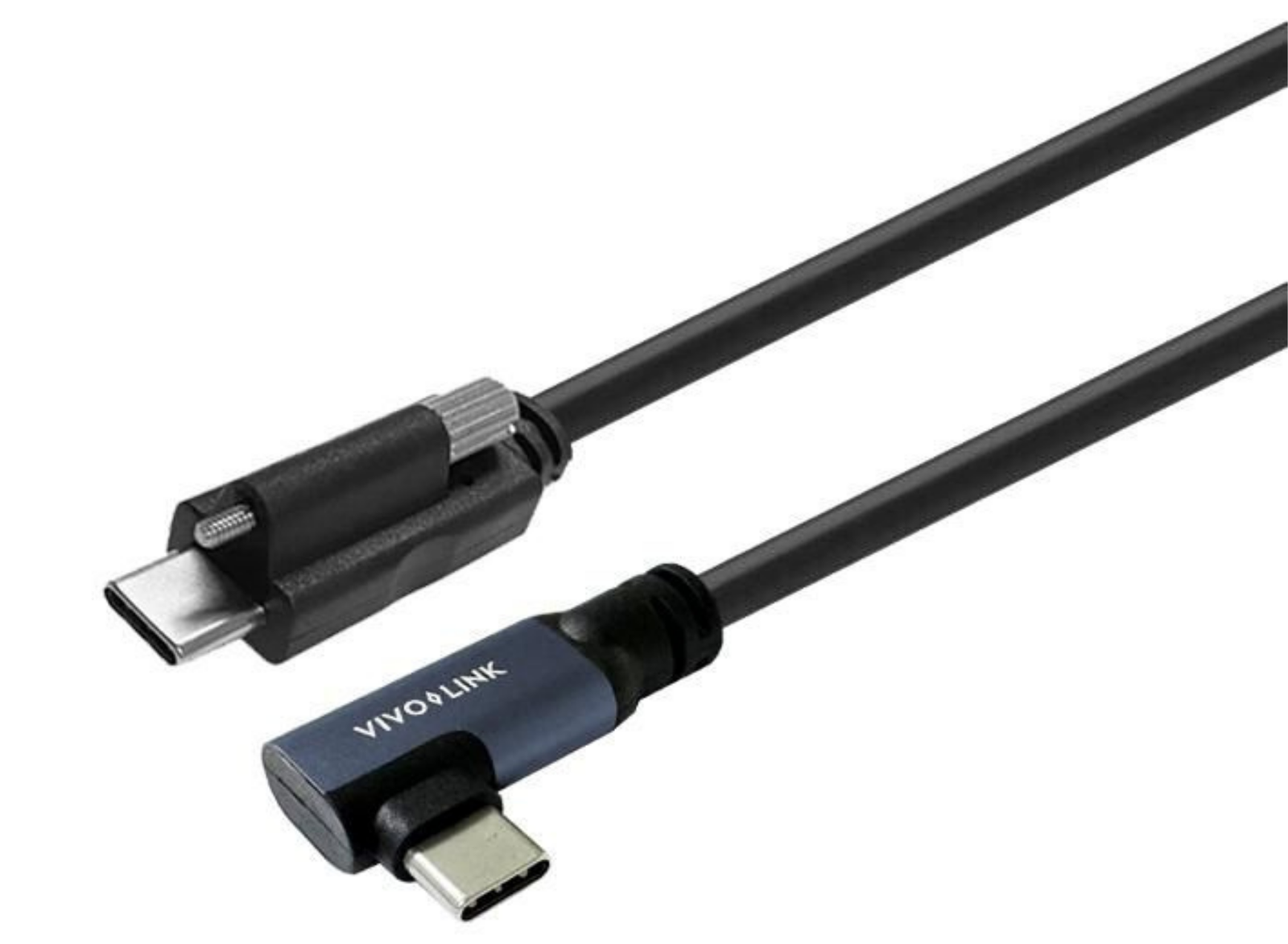Vivolink 7m USB-C to USB-C Angled Cable with Lock Screw (USB 3.2) | PROUSBCMMS7A USB Cable Vivolink
