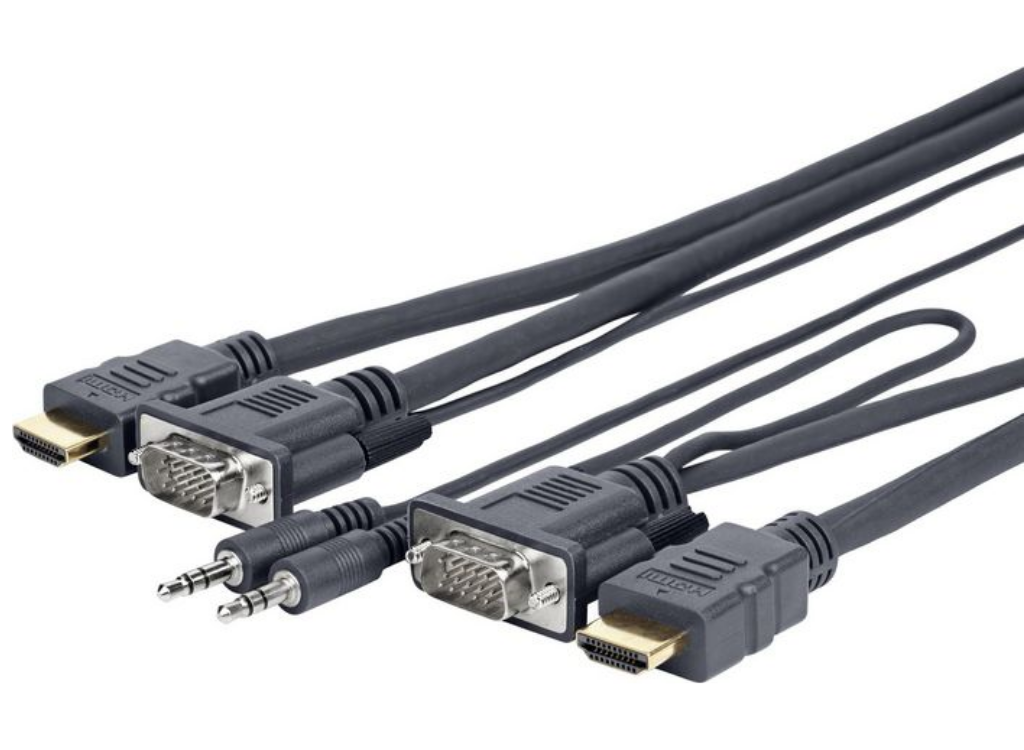 Vivolink 7m VGA + 3.5mm to HDMI Cable, Male/Male | PROVGAHDMIFLY7 Audio / Video Cable Vivolink