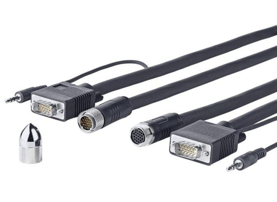 Vivolink Pro 10M VGA + Audio Cross Wall Cable | PROVGASCW10 Vivolink Cable Vivolink