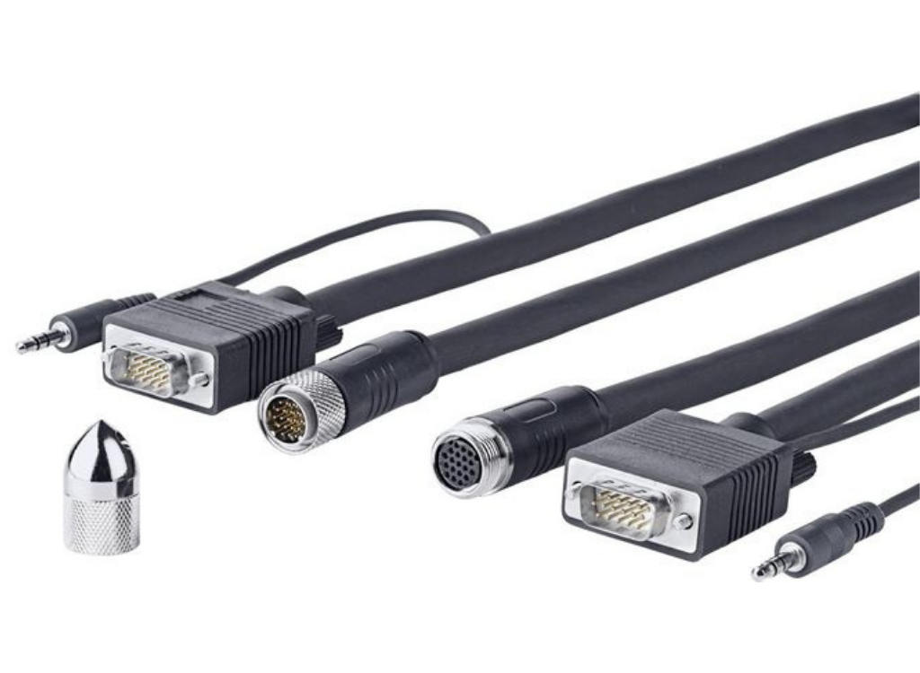 Vivolink Pro 15M VGA + Audio Cross Wall Cable | PROVGASCW15 Audio / Video Cable Vivolink