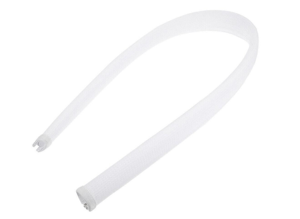 Vivolink Pro Expandable White Cable Sleeve with Zipper, 12mm x 1.8m | PROZIPSLEEVEW1218 Cable Sleeves Vivolink