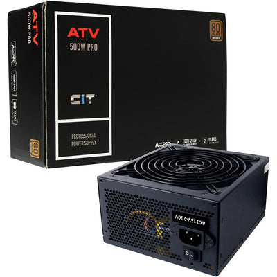 CiT 500W FX Pro ATV 80 Plus Bronze Power Supply - PSUCIT500ATVV2 Power Supplies CiT