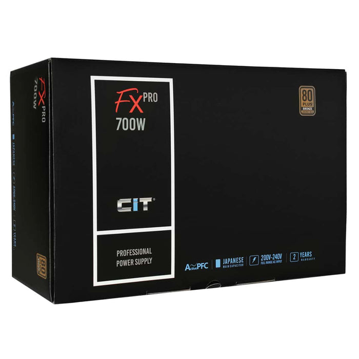 CiT FX PRO 700W Bronze Standard Power Supply - PSUCIT700FX