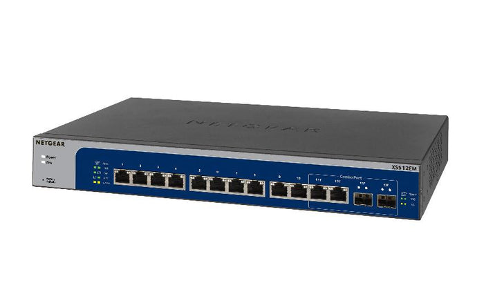 Netgear XS512EM-100EUS 12-Port 10G-Gigabit/Multi-Gigabit Ethernet Switch Network Switch Netgear