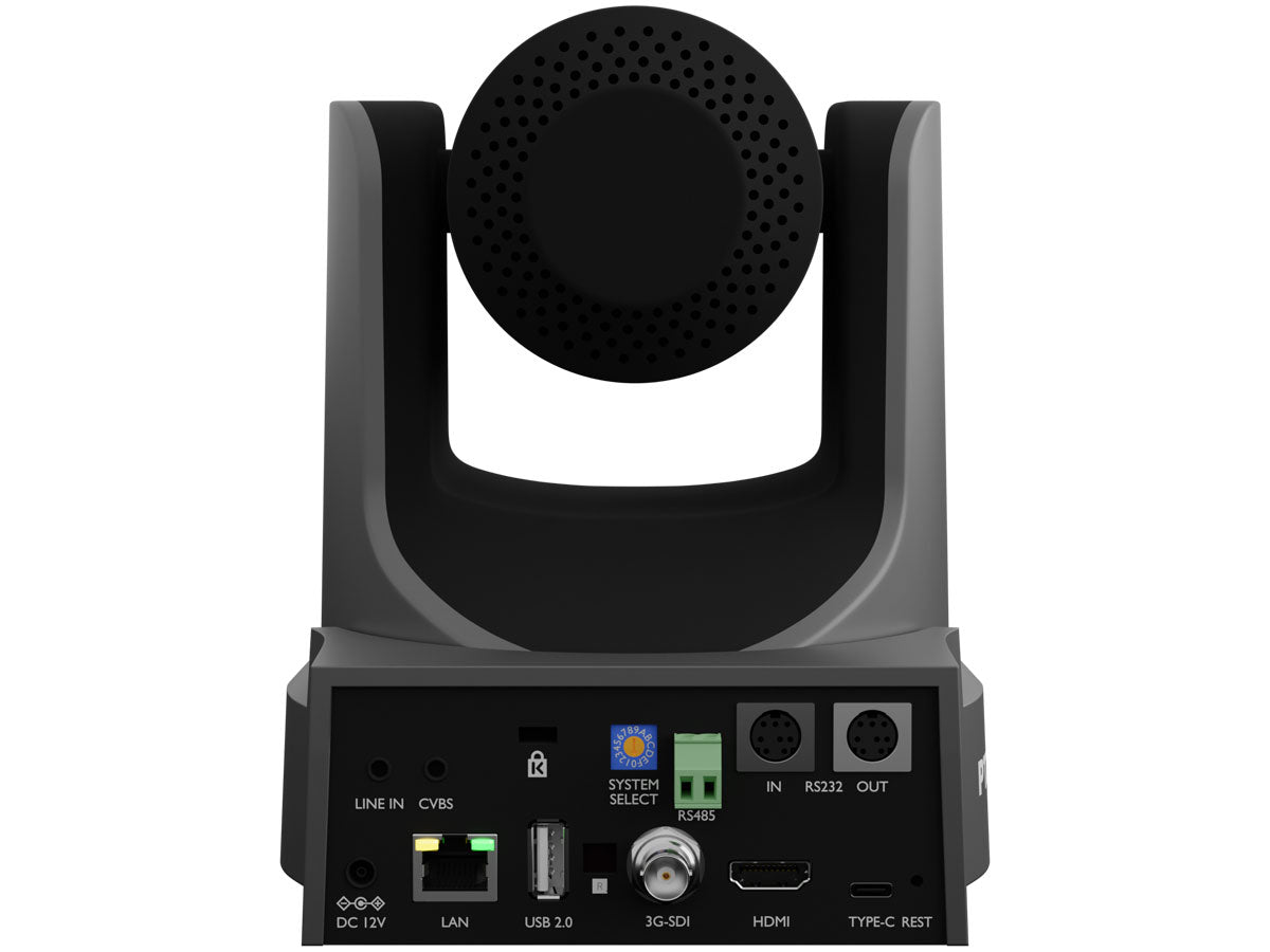 PTZOptics PT12X-SE-GY-G3 Move SE 12x Auto-Tracking PTZ Camera, Grey PTZ Camera PTZOptics
