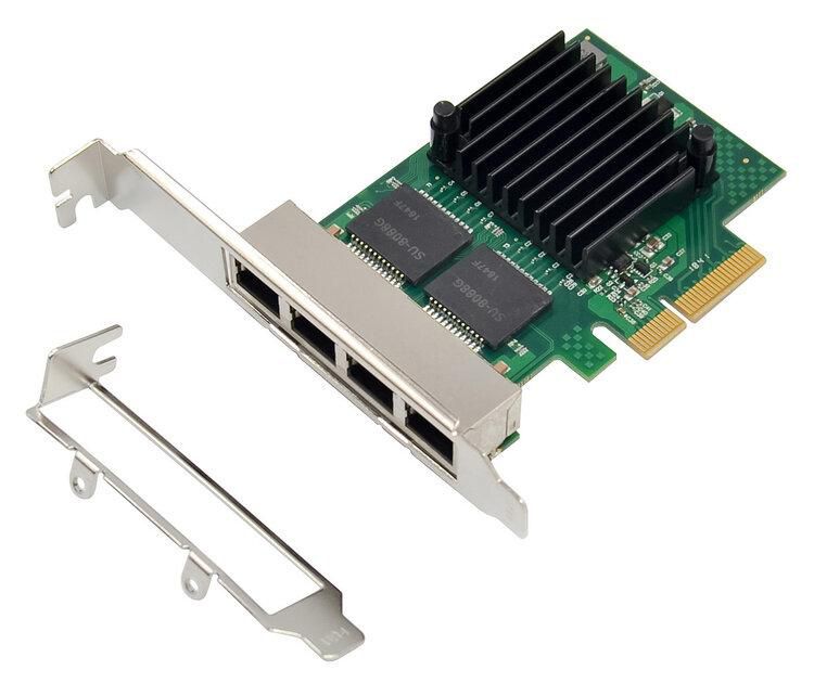 ProXtend PCIe X4 Quad RJ45 Gigabit Ethernet NIC | PX-NC-10797 Network Card ProXtend